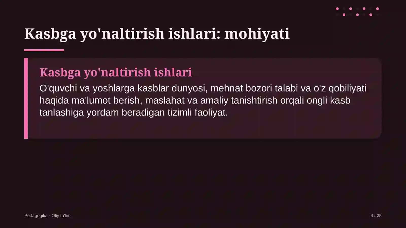 Axborot-kutubxona markazlarida kasbga yo'naltirish ishlari 3
