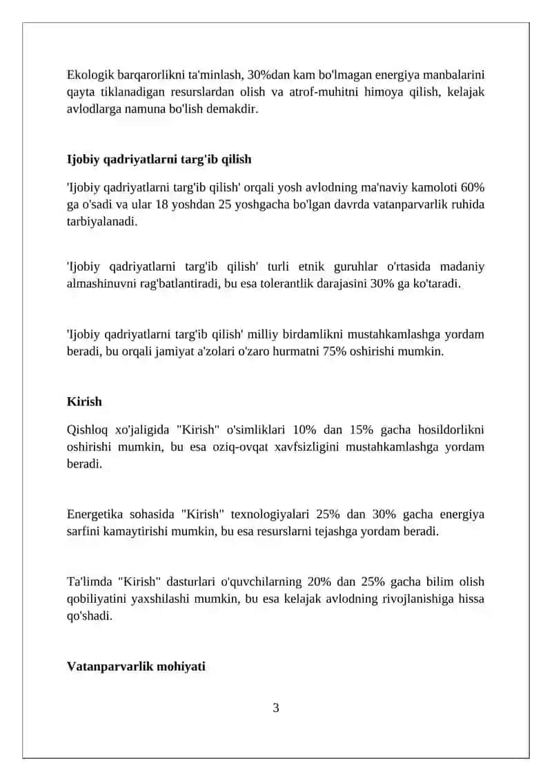 Men- vatanning munosib fuqarosiman! 3
