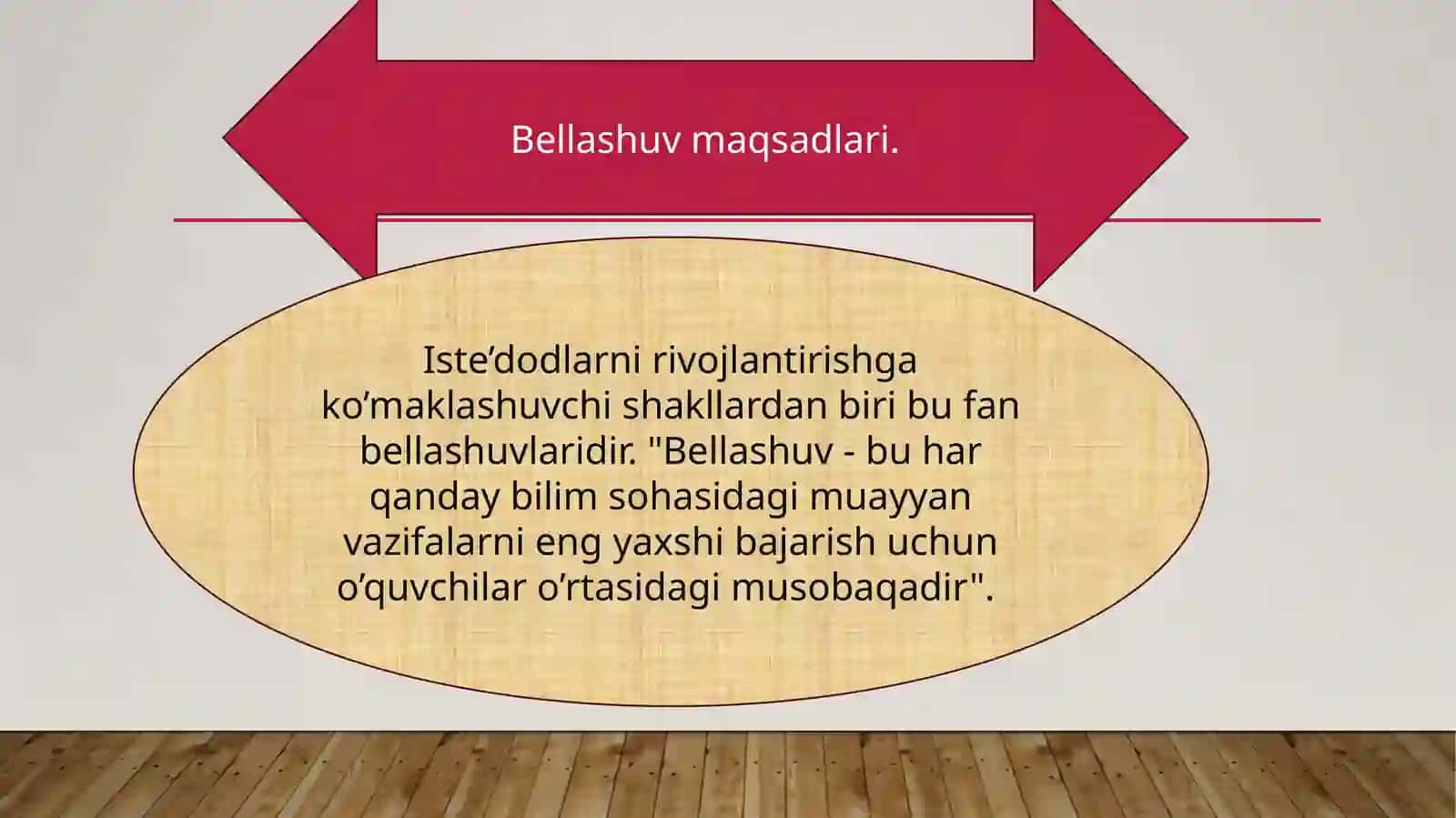 2-SINFDA BELLASHUVLARNING MAZMUNI VA ULARNI TASHKIL QILISH USULLARIGA TOPSHIRIQLAR TIZIMINI ISHLAB CHIQISH 3
