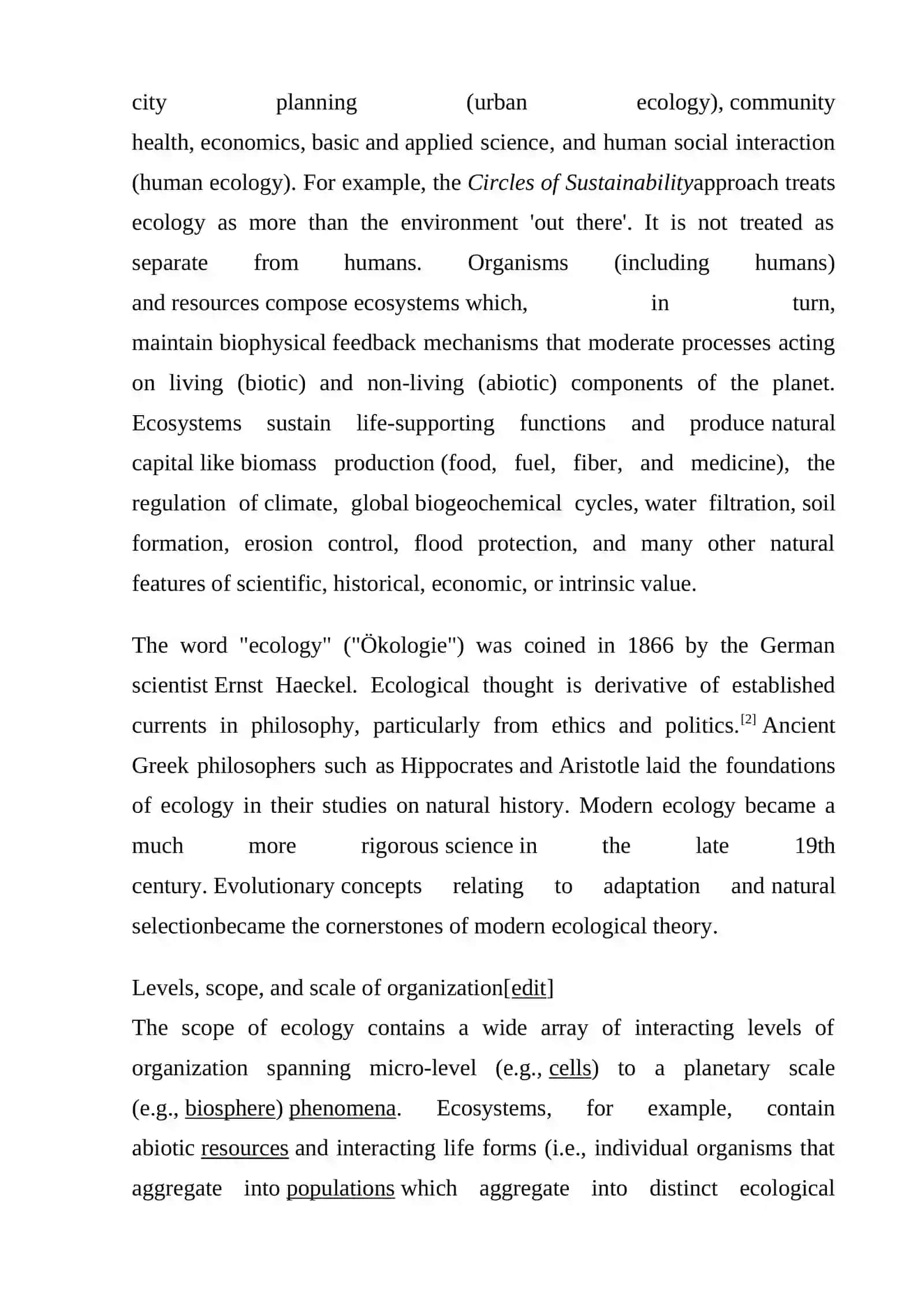 ECOLOGY 3