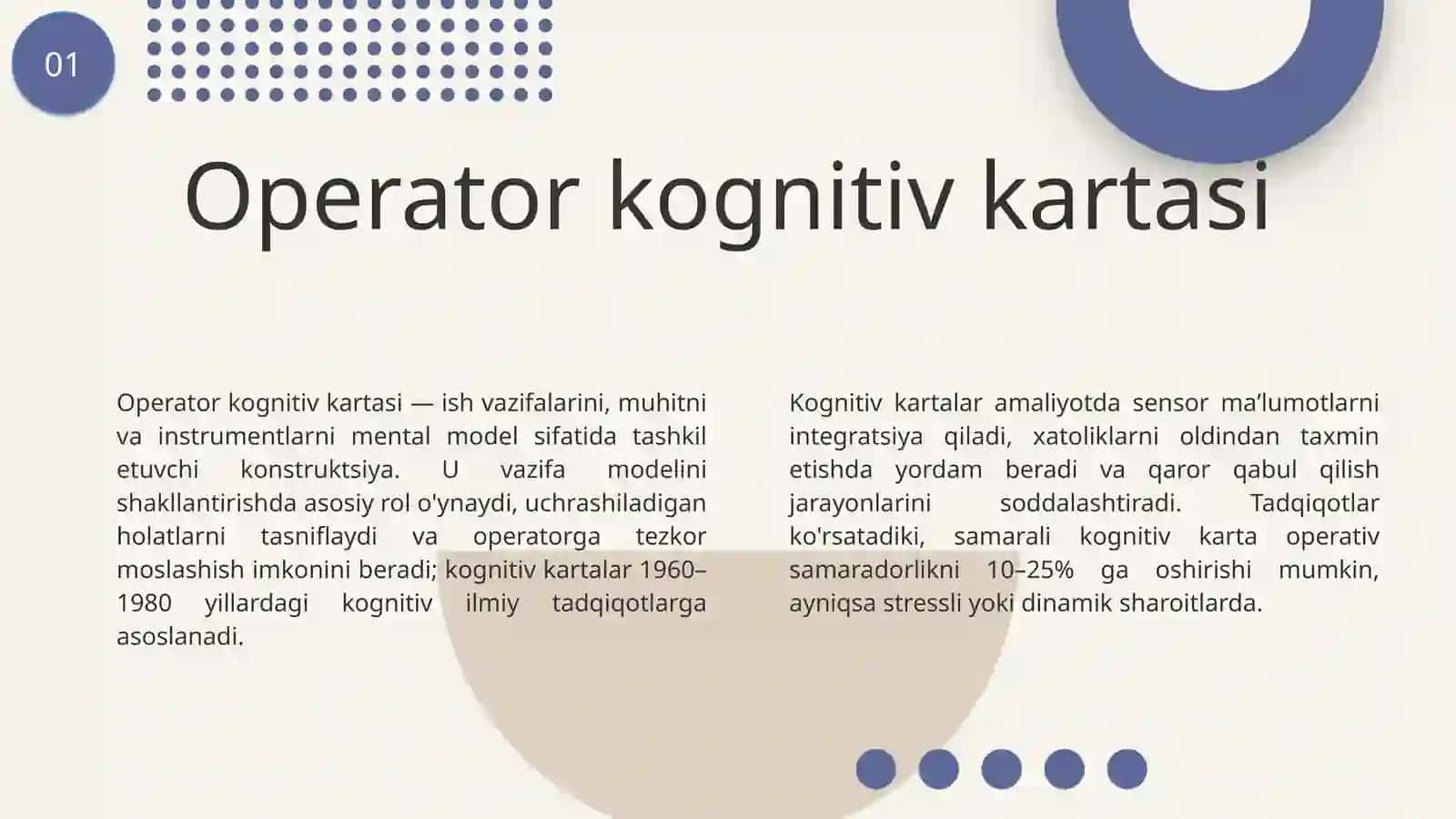 Operatorning faoliyatida bilish jarayonlarining o’rni 3