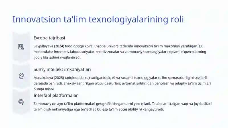Ta'lim sifatini oshirish mexanizmlari 3