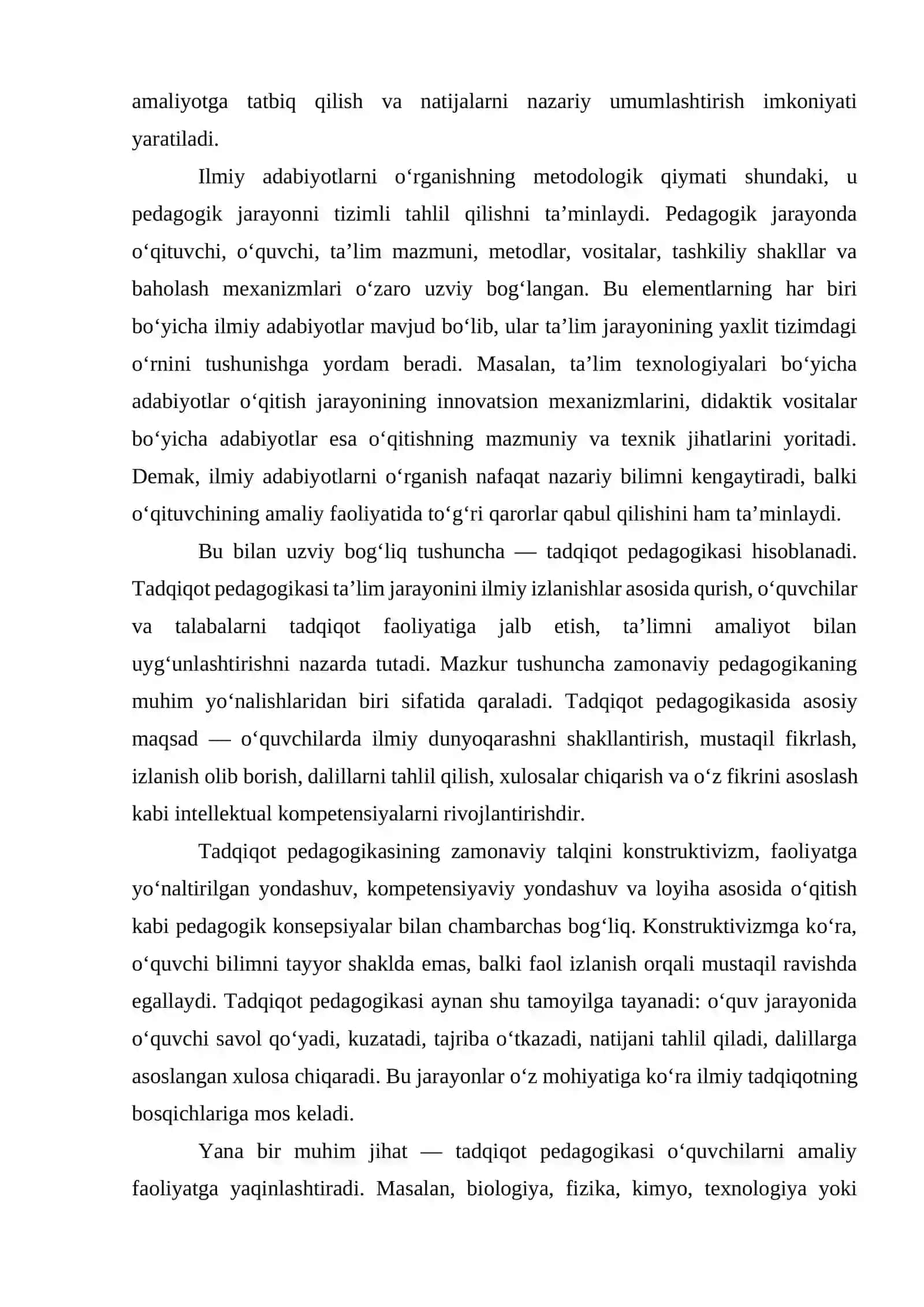 Tadqiqiy pedagogika va ta’lim amaliyoti 3