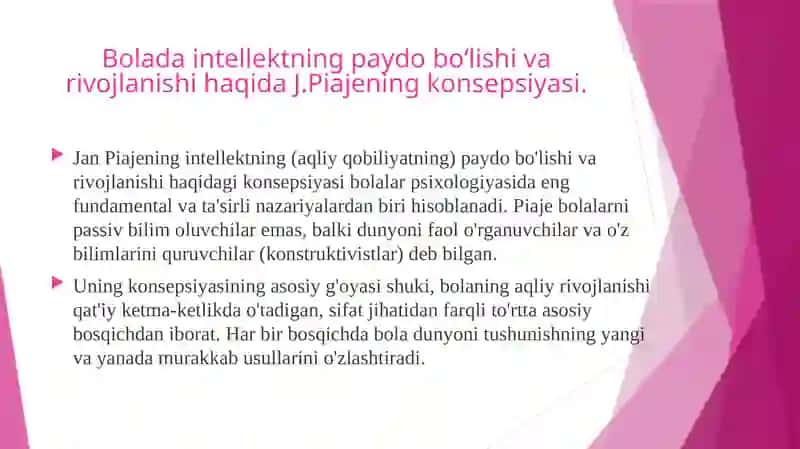 Bolaruhiyrivojlanish nazariyalari 3