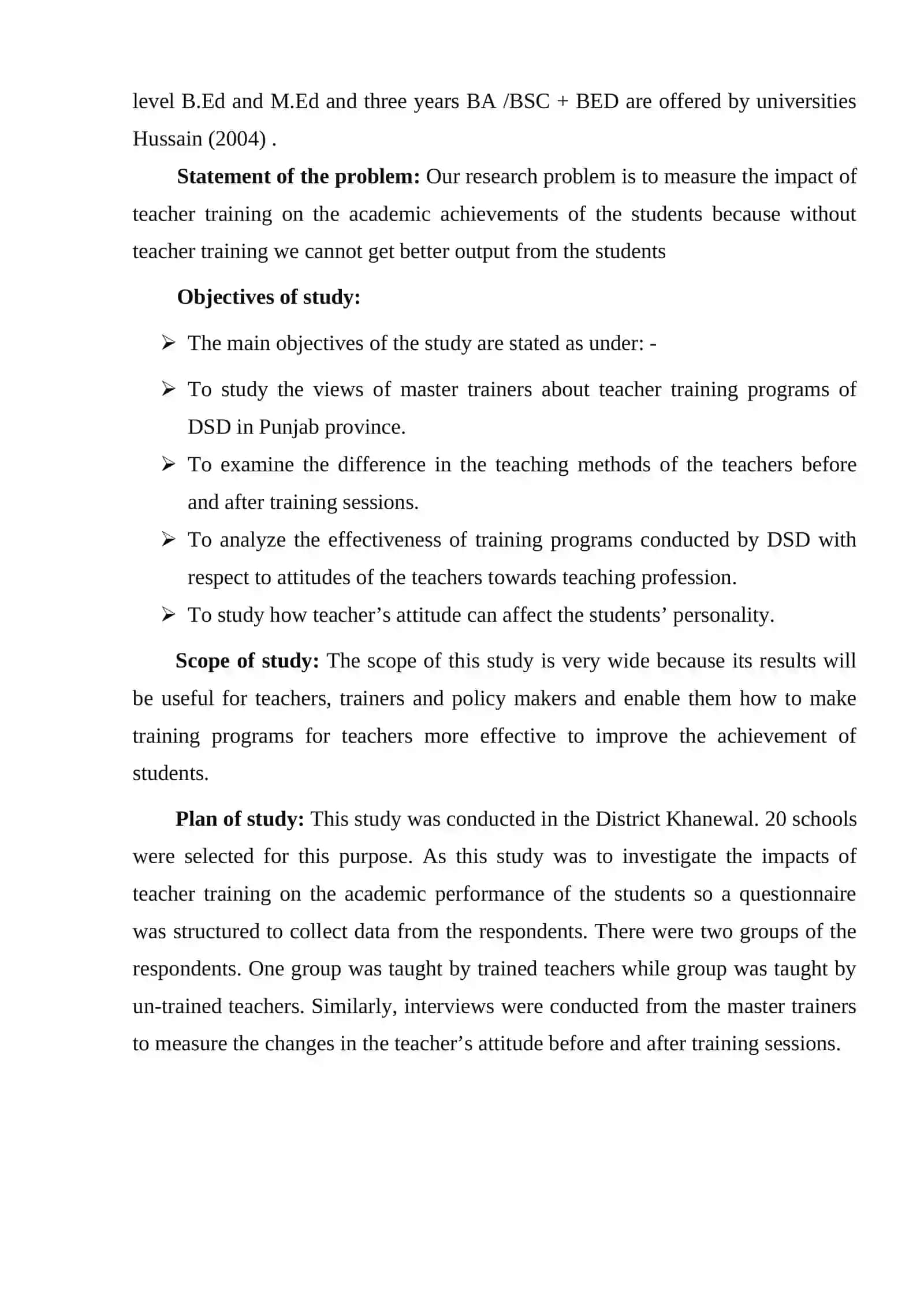 THE IMPACT OF TEACHER TRAINING ON LANGUAGE TEACHING 3