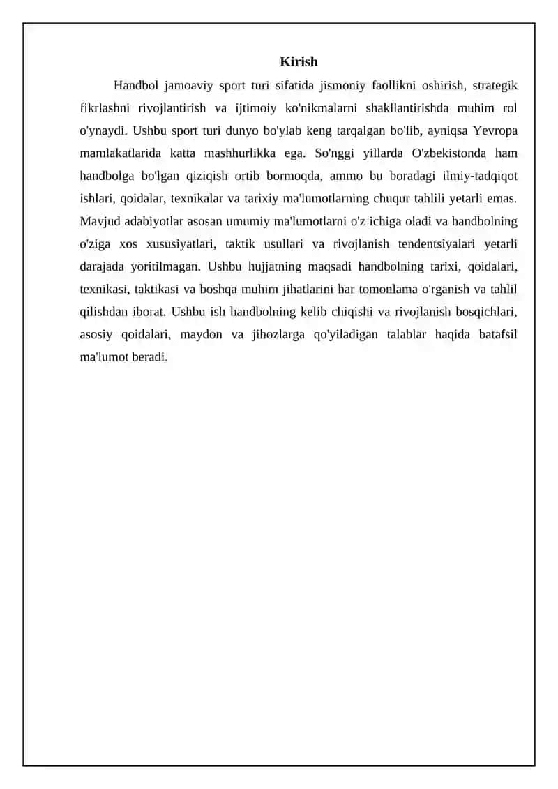 Gandbol - tarix va qoidalari 3