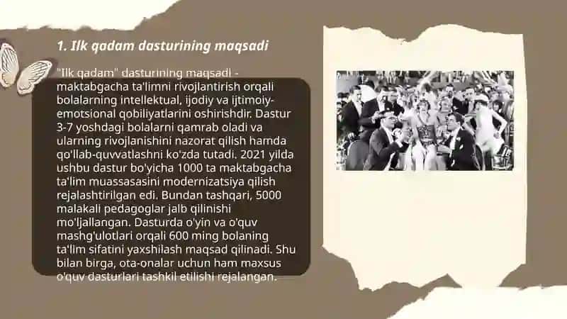 Ilk qadam dasturi 3