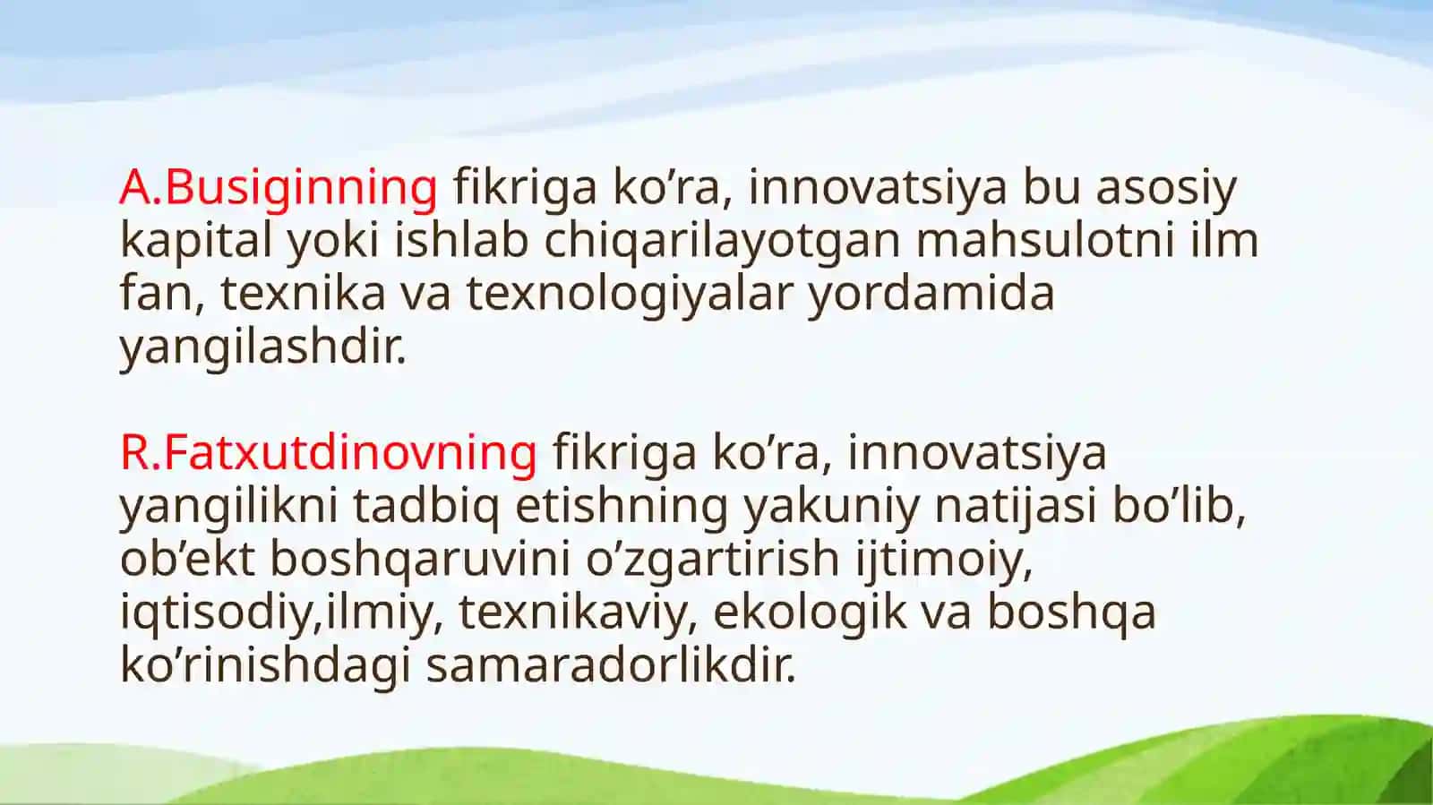 Pedagogik innovatsiyalar asoslari 3