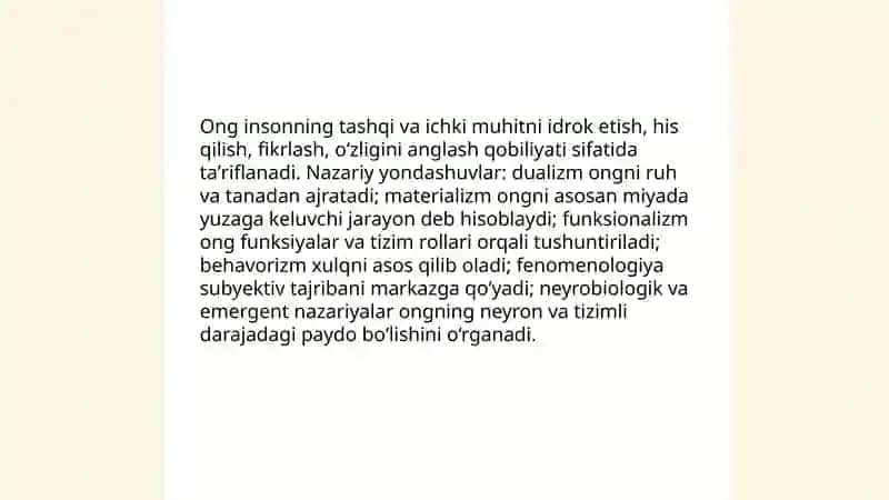 Ong haqida tushuncha va uning xossalari 3