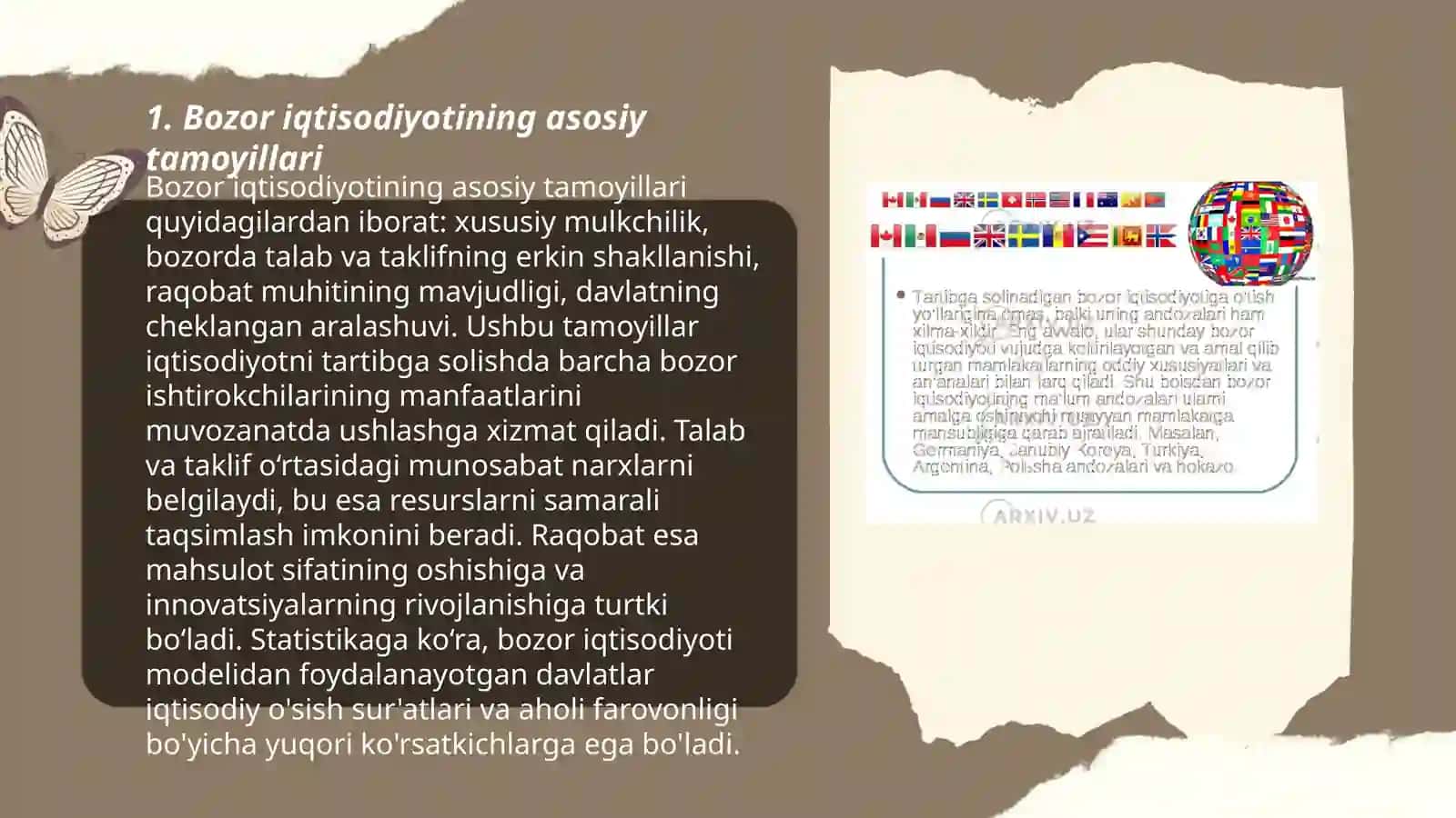 Bozor iqtisodiyoti modellari 3