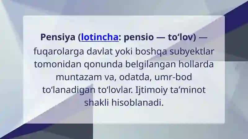 Pensiya ta’minotining moliyaviy manbalari 3