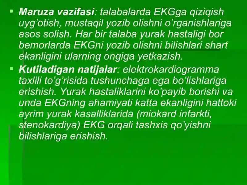 Elektrokardiografiya(EKG) 3