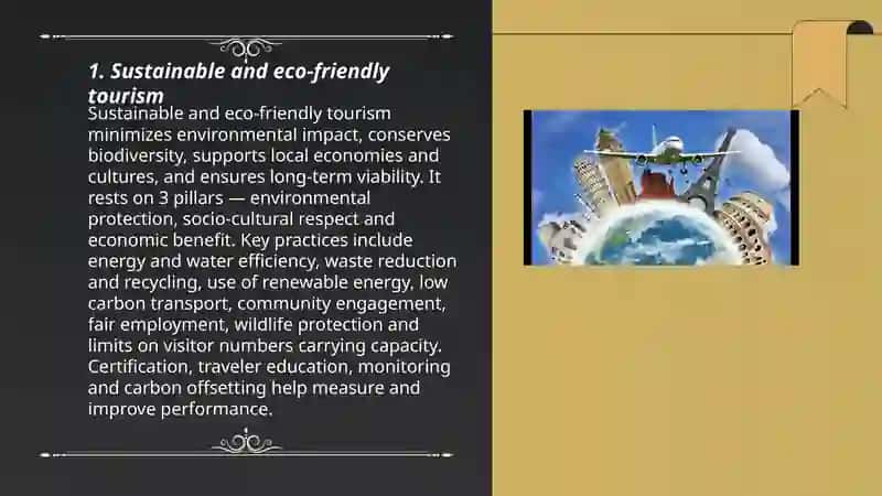 Sustainable and Eco-Friendly Tourism 3