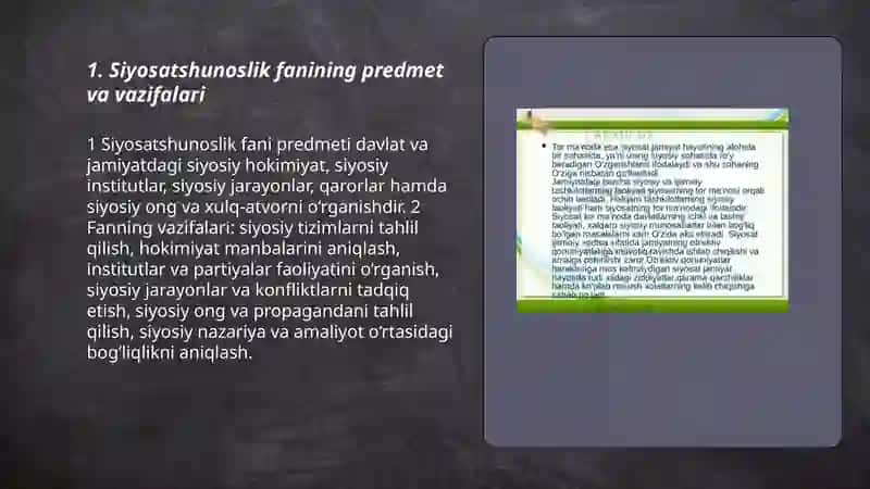 Siyosatshunoslik faniga kirish 3