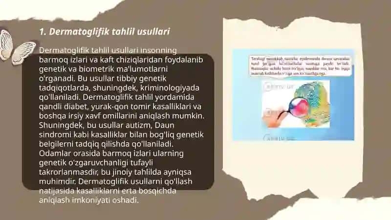Odam genetikasi metodlari 3