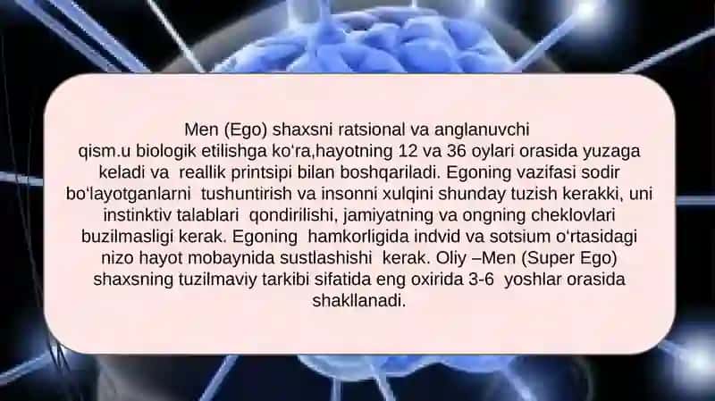 Shaxs psixoanalitik nazariyasi 3