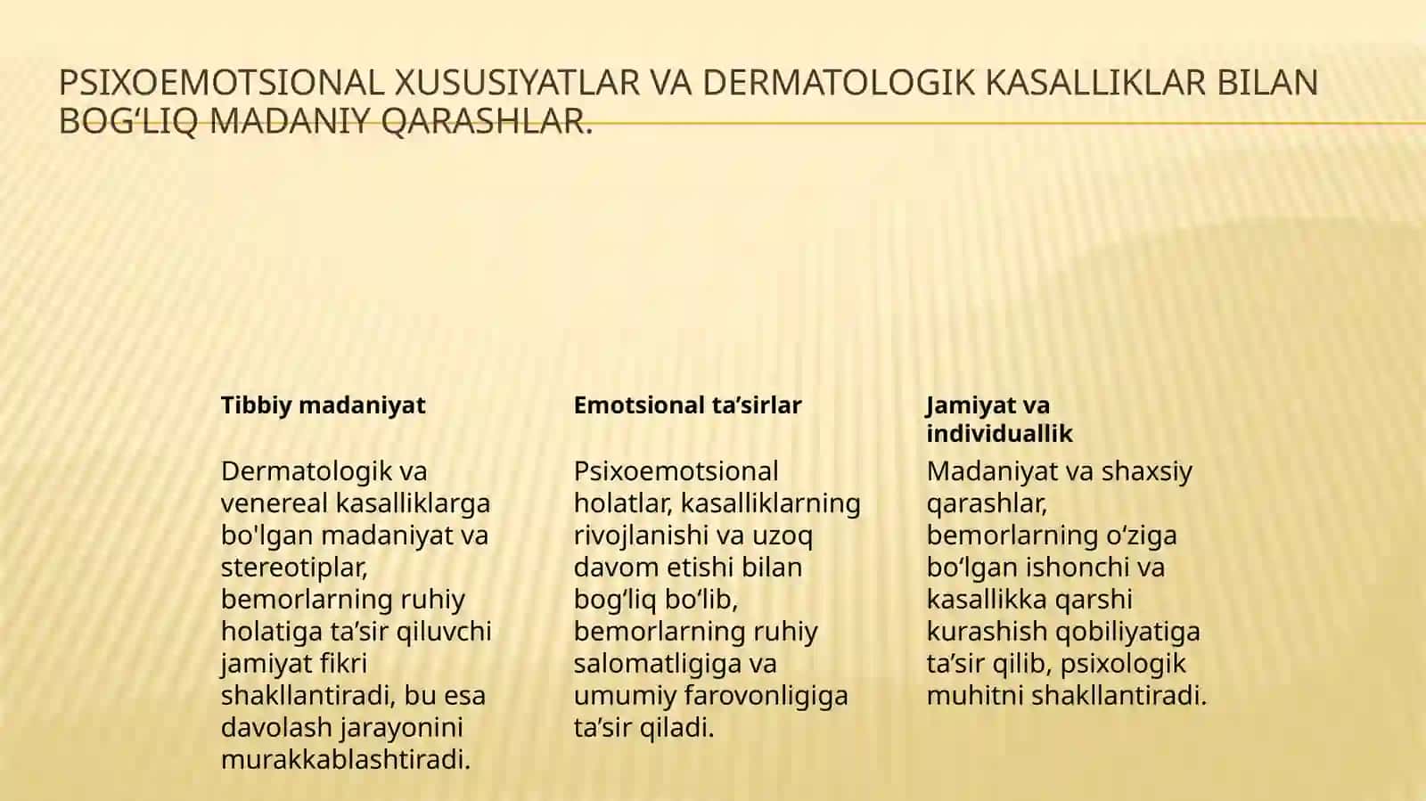 Terining kasalliklari va ularning psixologik ta’siri 3