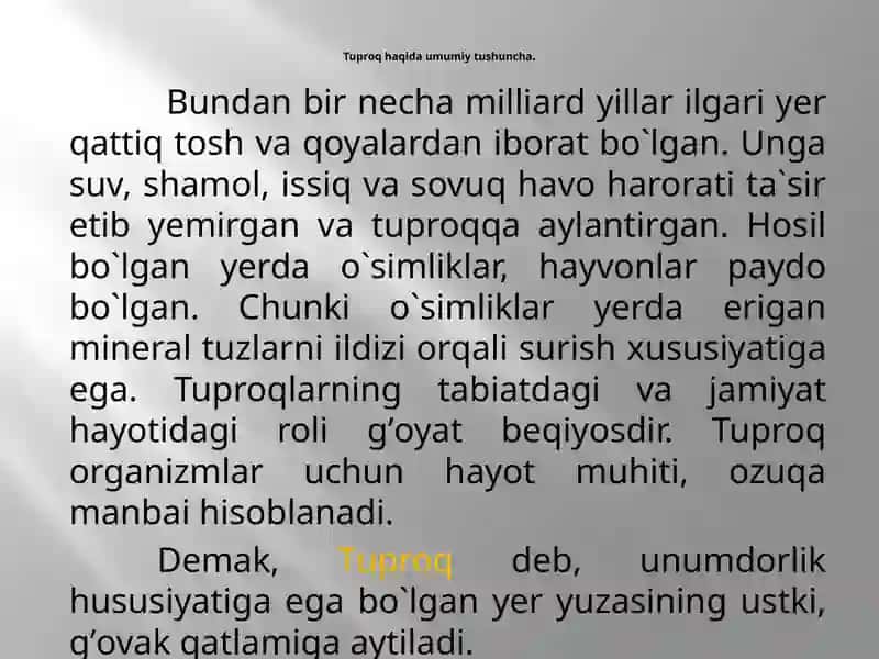Tuproqni Muhofaza Qilish Chora Tadbirlari 3