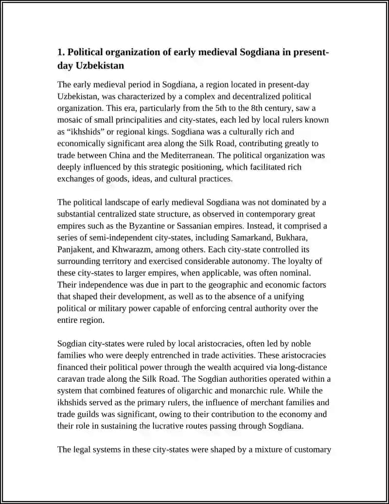 Early Medieval State and Law in Uzbekistan 3