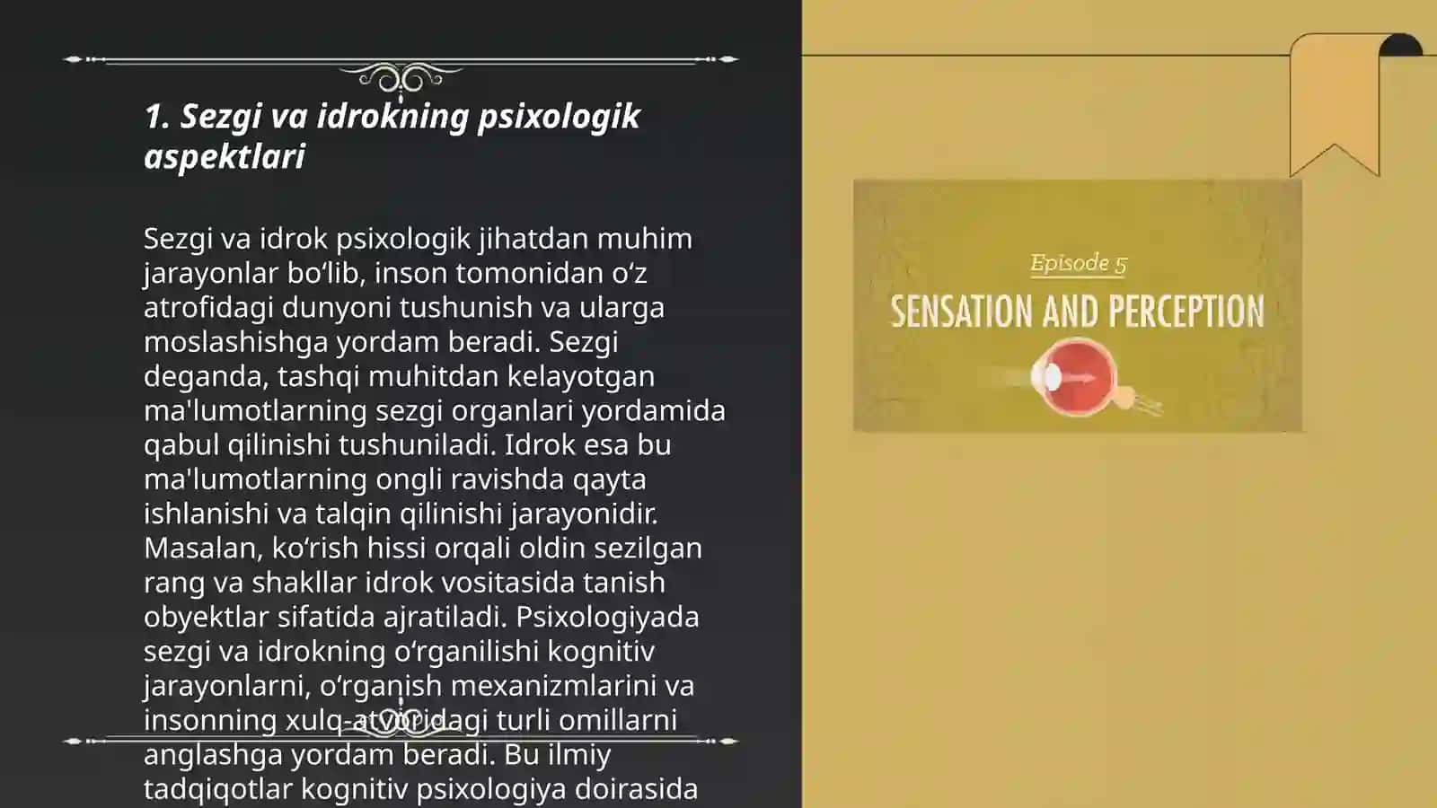 Sezgi va idrok 3