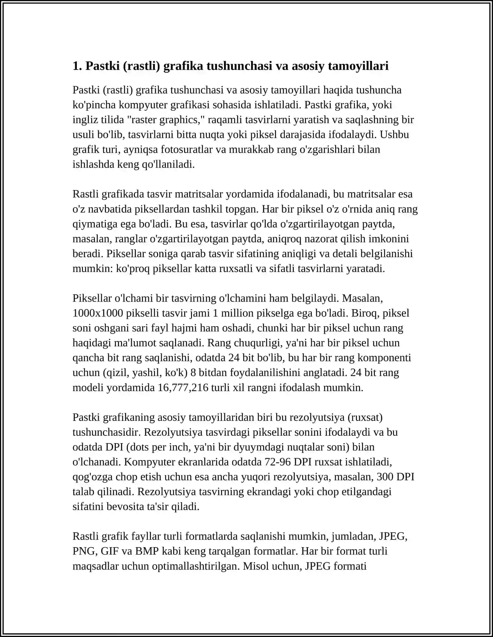 PASTKI GRAFIKA,RASTLI GRAFIKA DASTURLARI 3