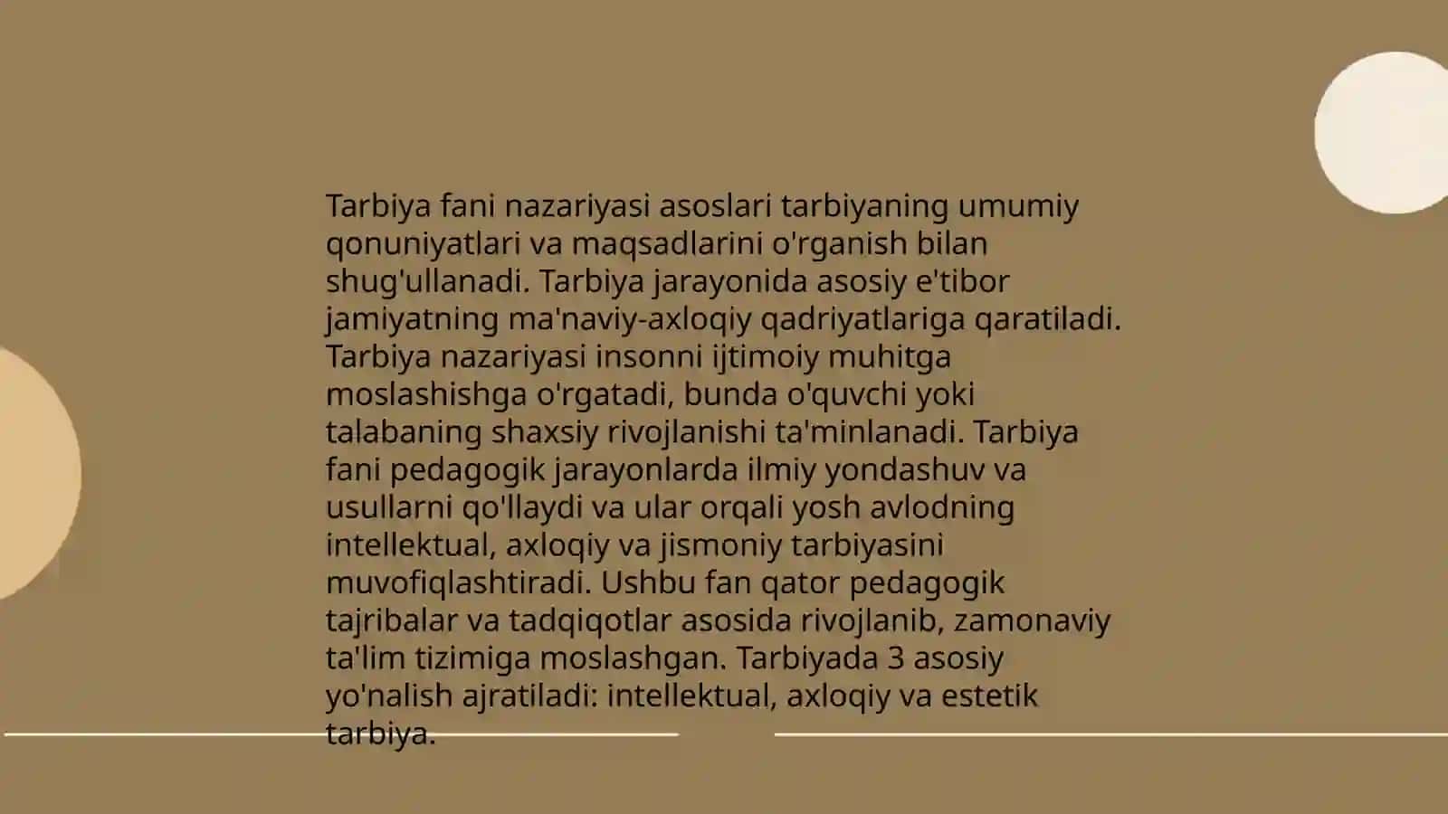 Tarbiya fani darsliklarini mazmunini tahlil qilish 3