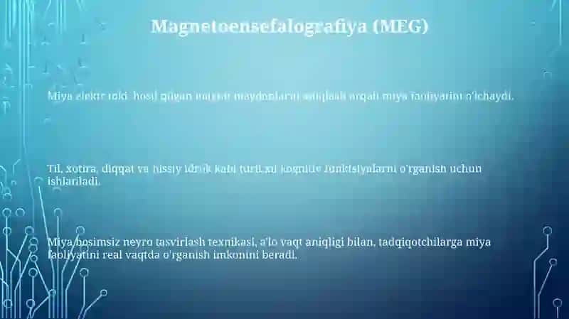 Neyro tasvirlash texnologiyalari 3