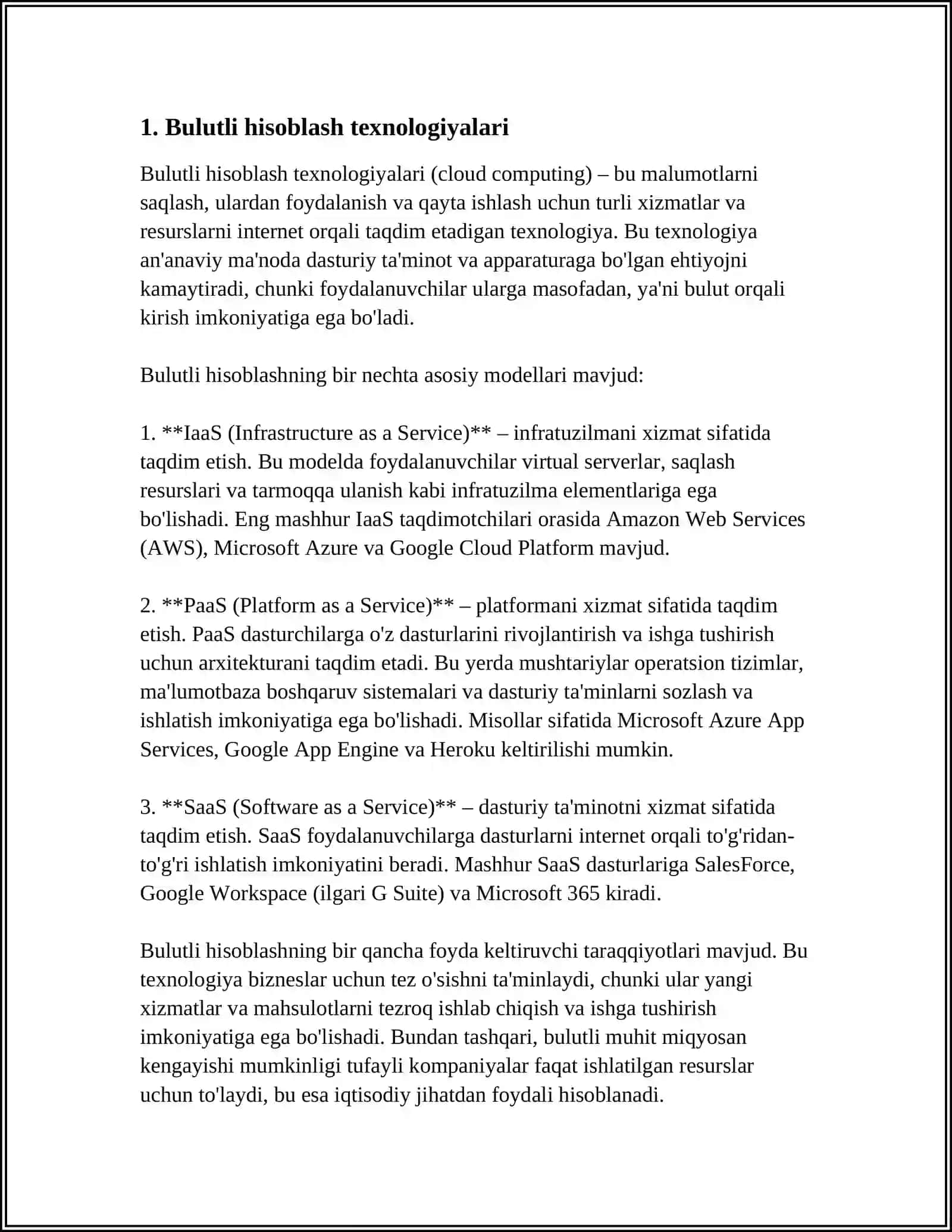 Bulutli hisoblash texnologiyalari 3