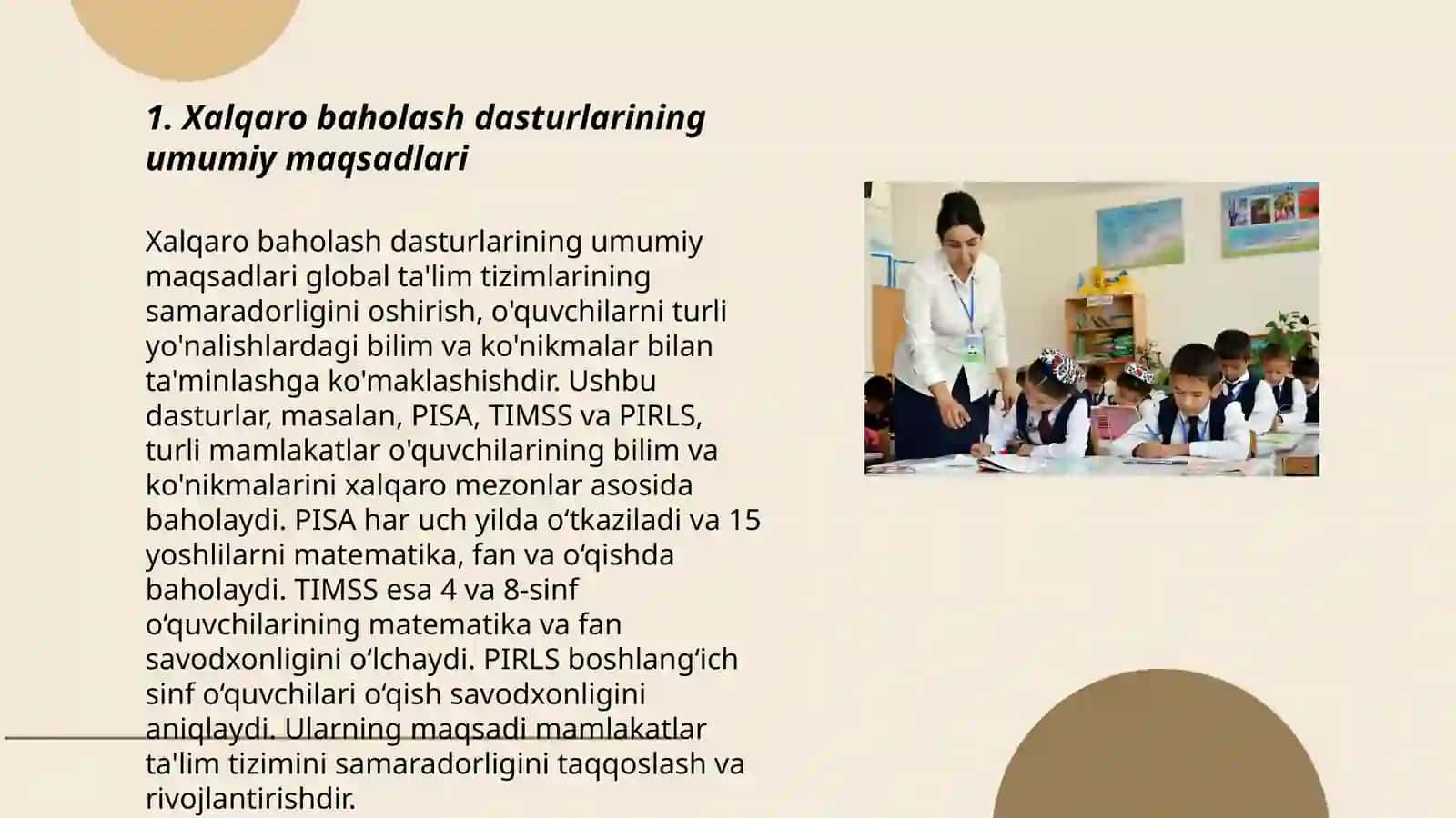 Xalqaro baholash dasturlari 3