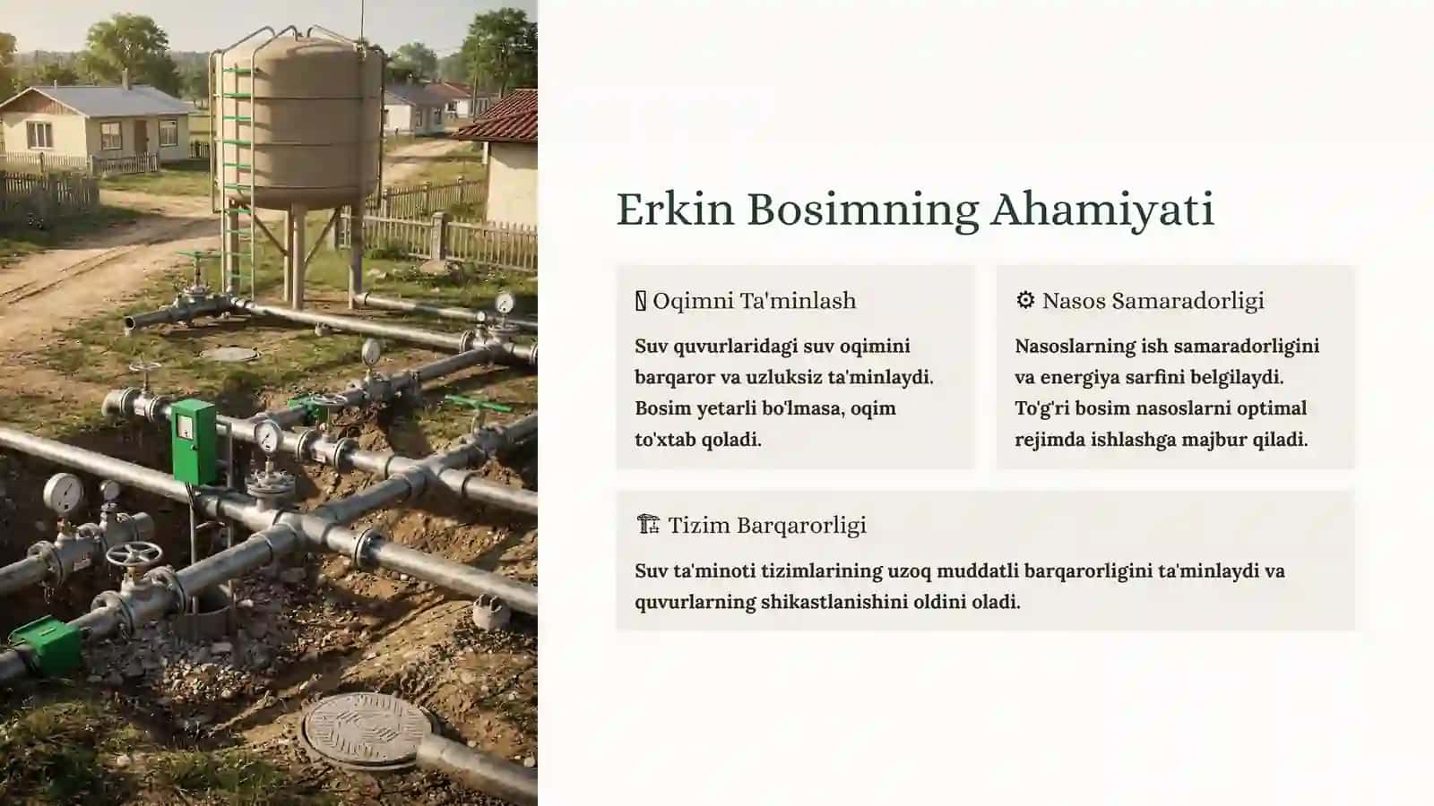 Erkin Bosim Tushunchasi va QMQda Minimal Qiymati 3