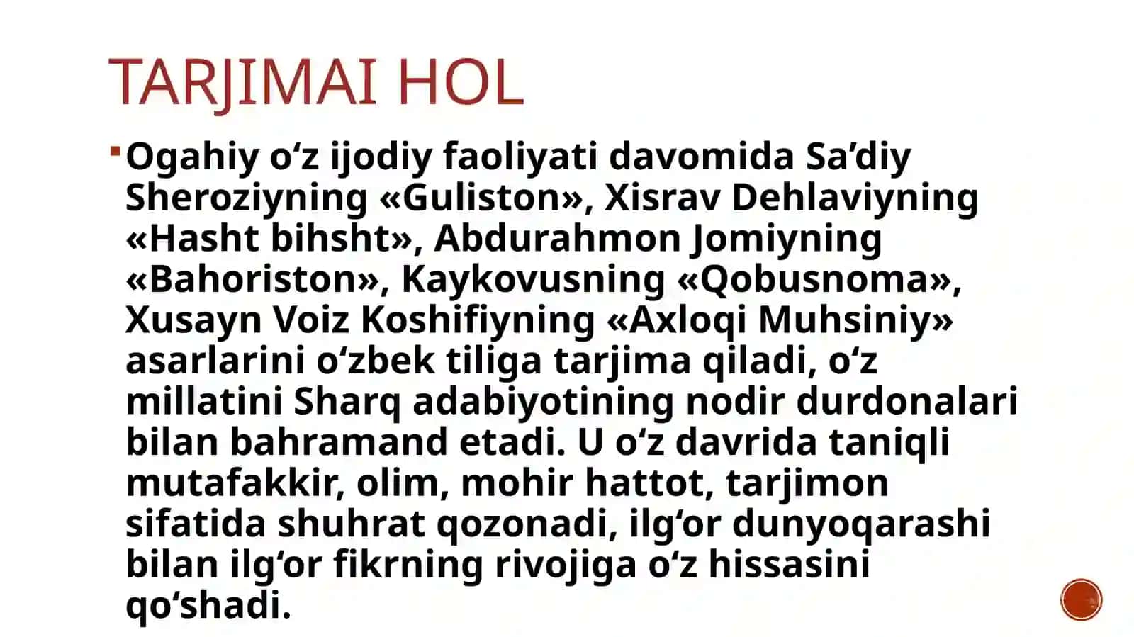 Ogahiyning hayoti va ijodi 3