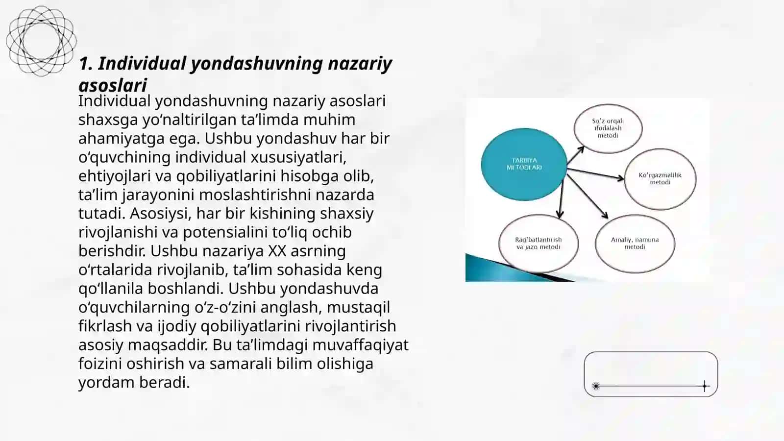 Tarbiyada individual yondashuv muammosi 3