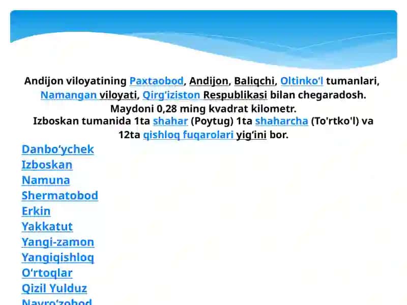 O'lkashunoslik fanidan tayyorlagan Mustaqil ishi 3