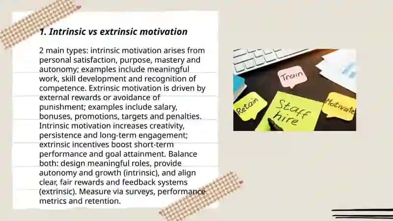 Motivating staff 3