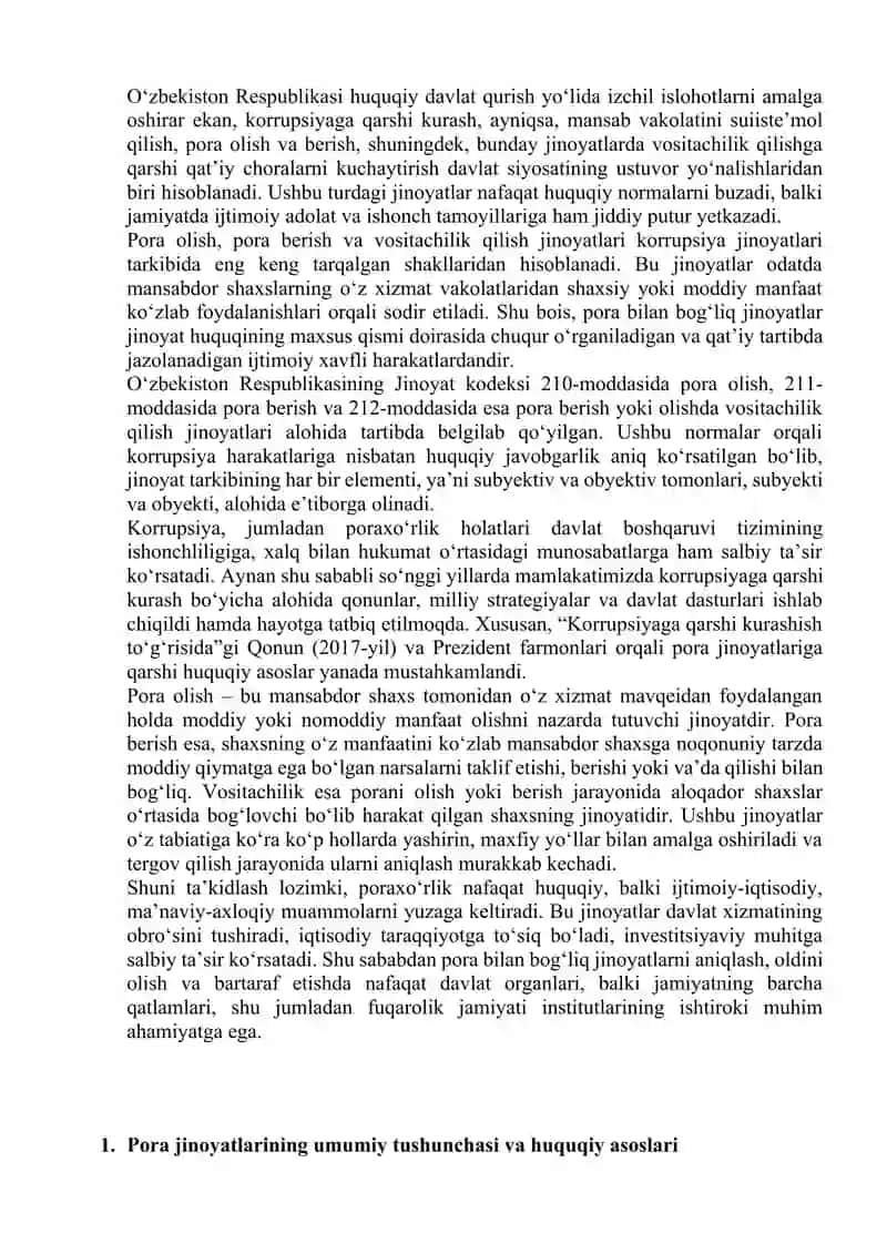 Pora olish 3