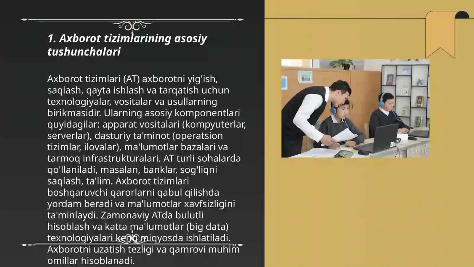 Axborot tizimlari va ularning tasnifi 3