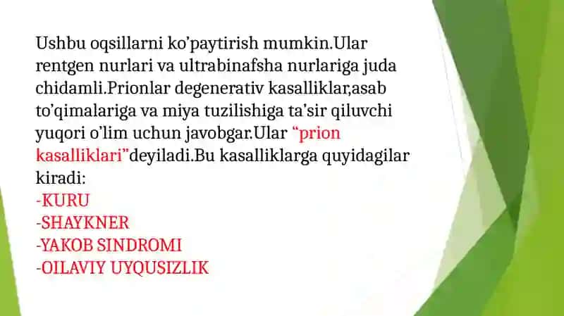 Prionlarning amaliyotda ahamiyati 3