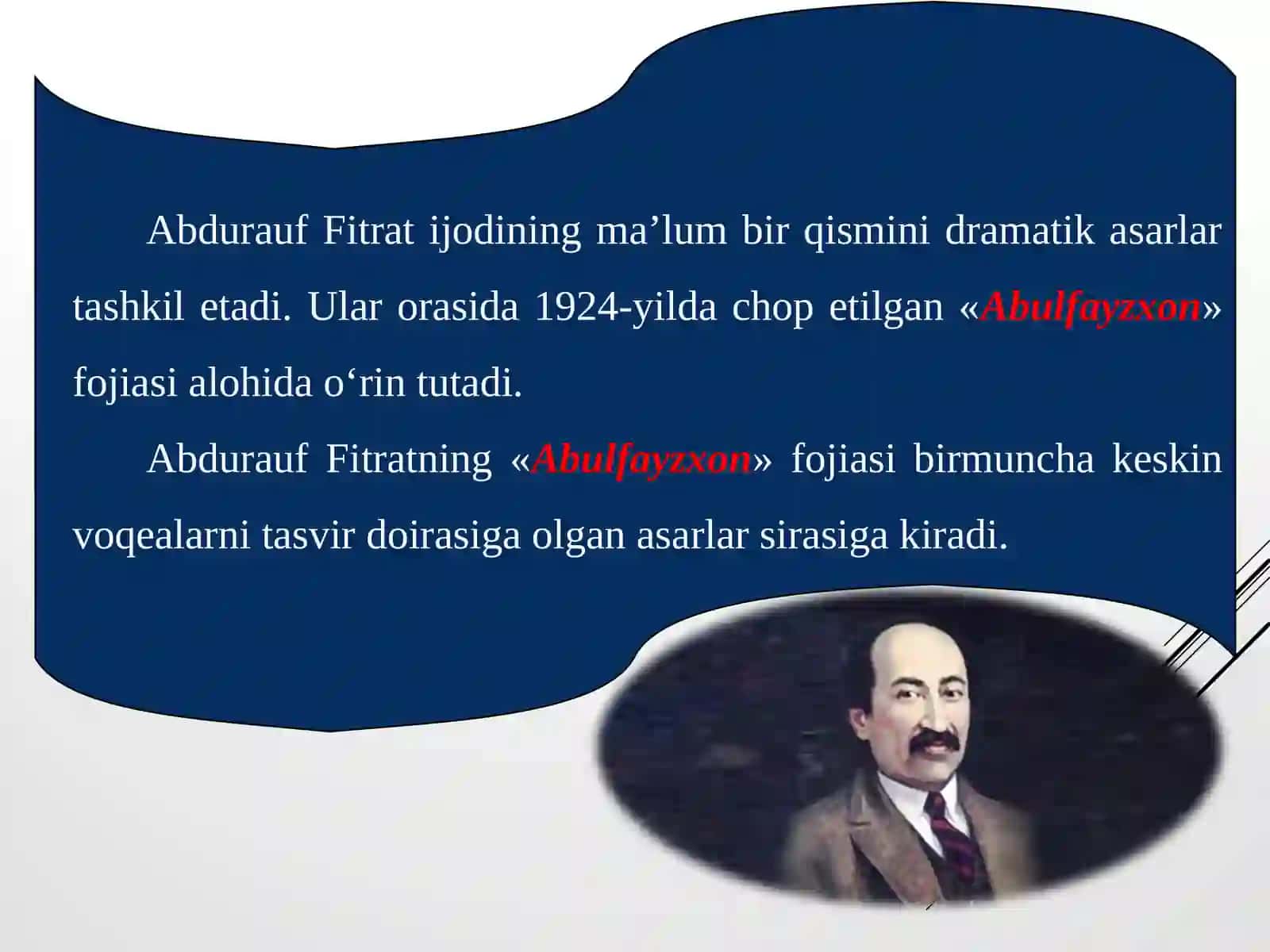 FITRATNING O'ZBEK DRAMATURGIYASIDAGI O'RNI 3