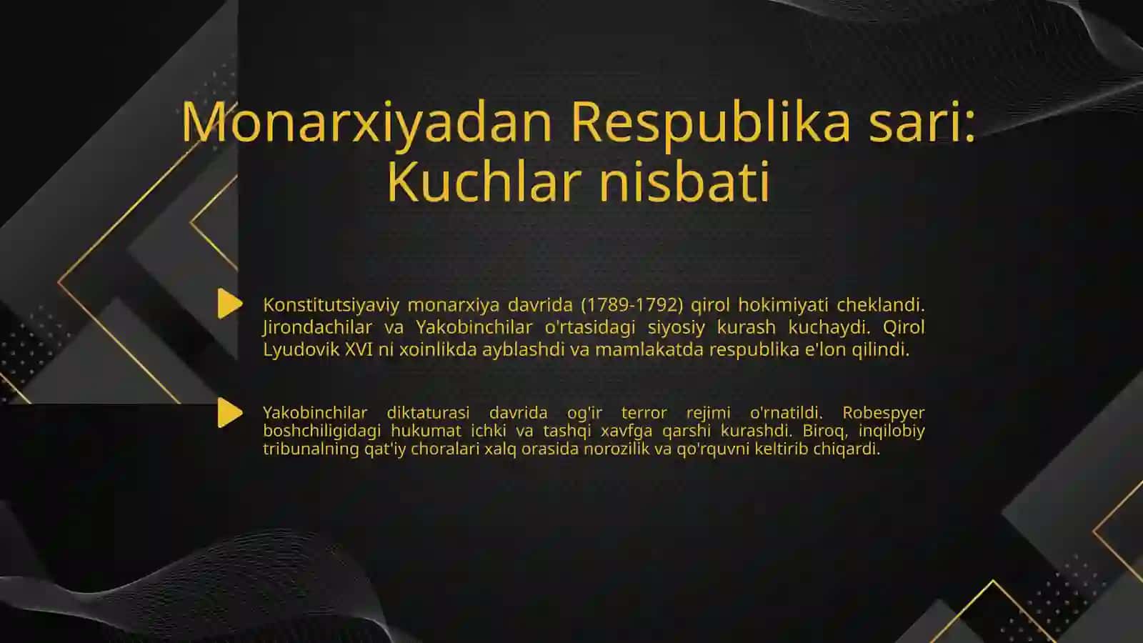 Fransiya inqilob va imperiyalar davrida 3