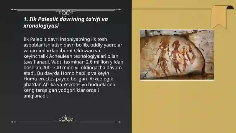 Ilk paleolit davri arxeologiyasi 3