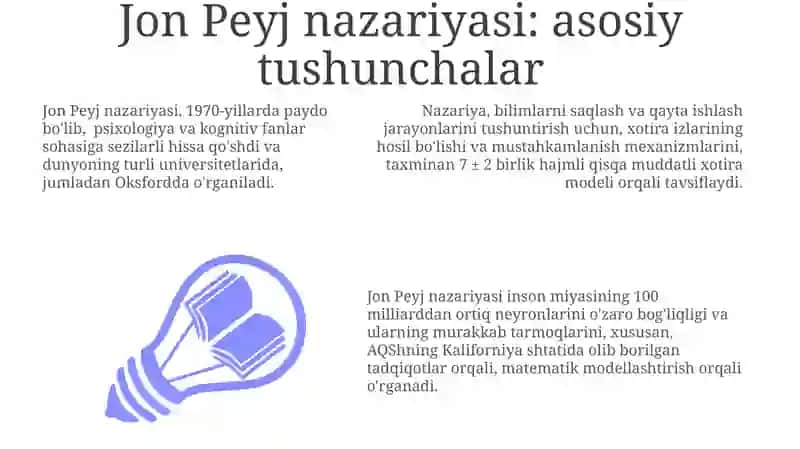 Jon Peyj nazariyasi 3