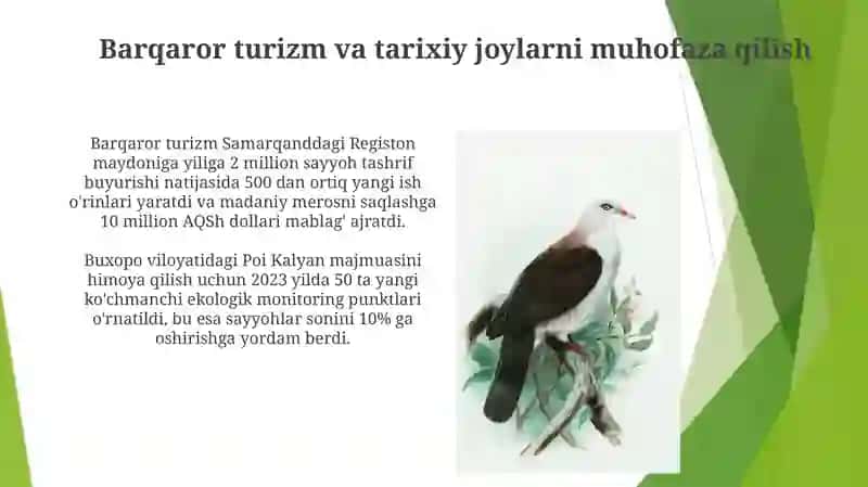 Ekologik turizm va tarixiy turizmning integratsiyasi 3