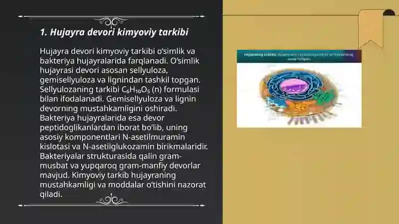 Hujayraning kimyoviy tarkibi 3