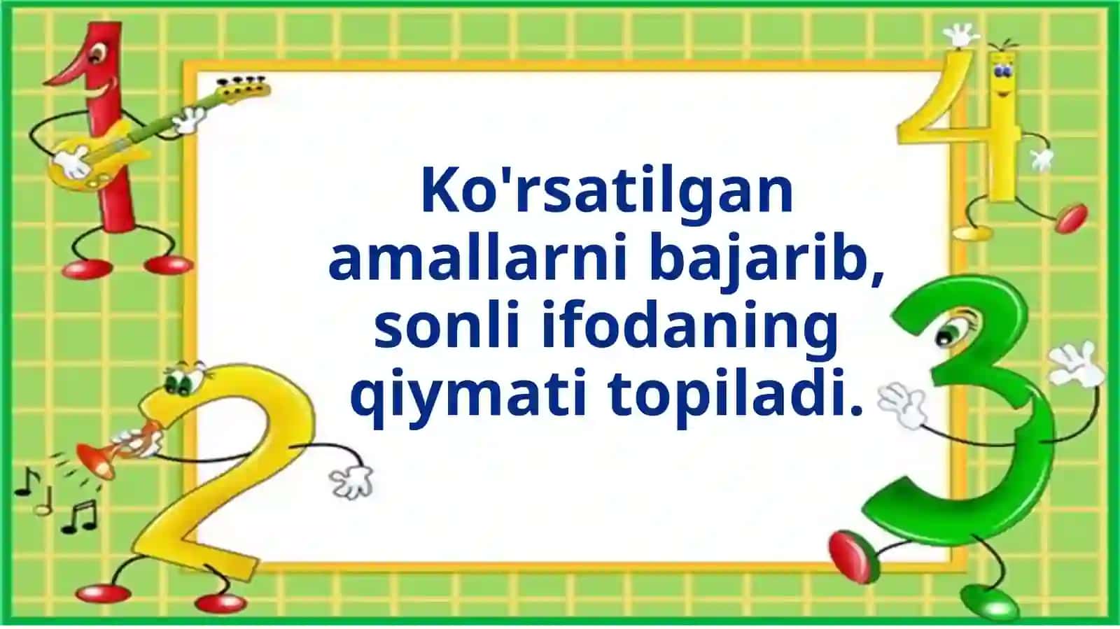 Algebra elementlarini o‘rgatish metodikasi 3