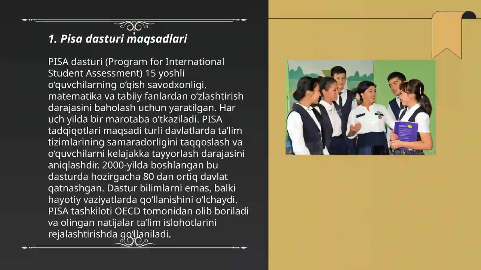 Pisa_o'quvchilarni taʼlimiy yutuqlarini baholash xalqaro dasturi 3