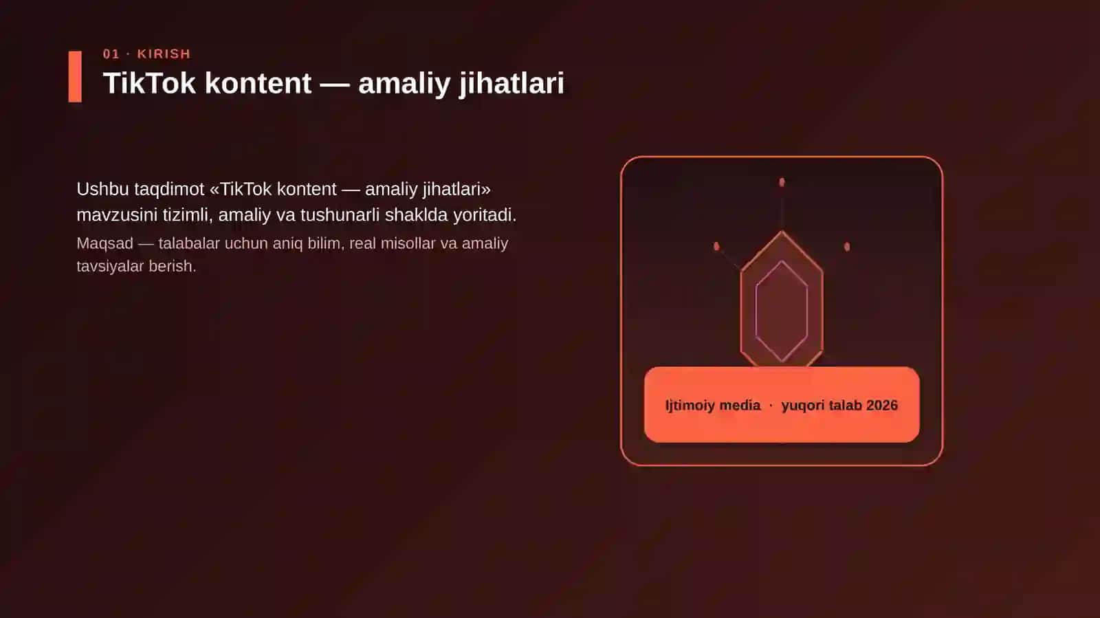 TikTok kontent — amaliy jihatlari 3