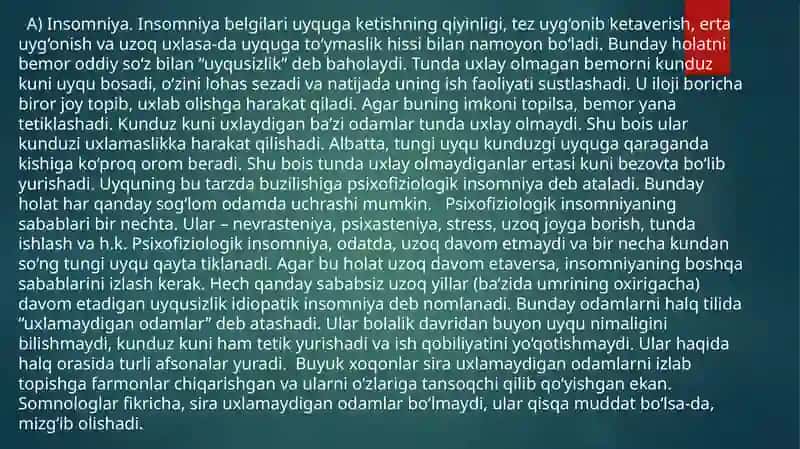 Uyqu Buzilishlari 3