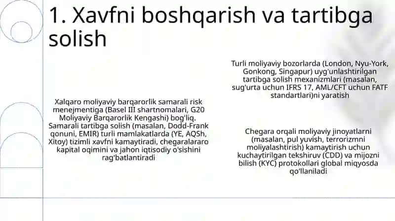 Barqaror Jahon Iqtisodiy O'sishi 3