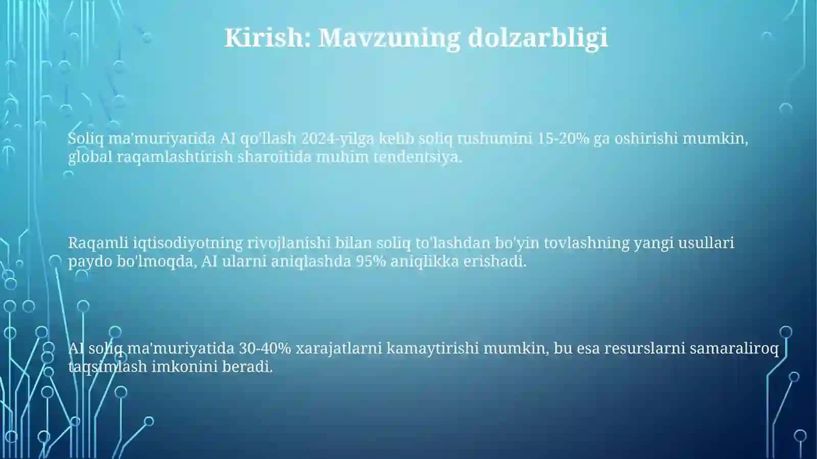 Soliq ma'muriyatida sun'iy intellekt texnologiyalari 3