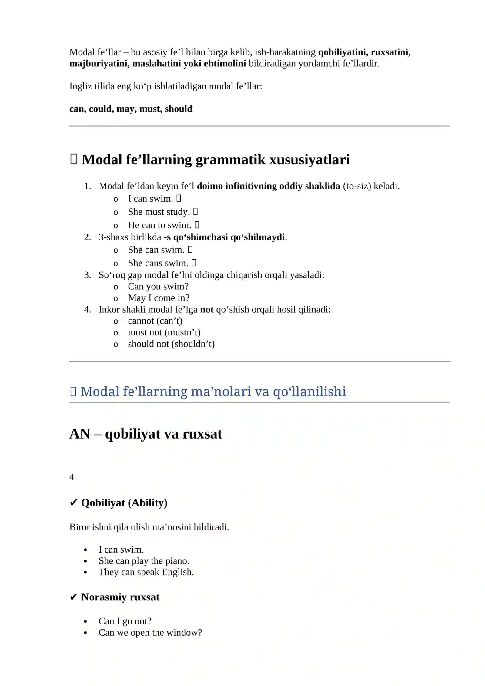 Modal Verbs ( Could, ) 3